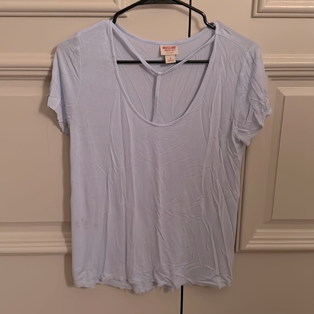 Mossimo pale blue dress tee